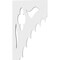 Ekena Millwork Wellington Architectural Grade PVC Bracket , 5/8"W X 6 1/2"D X 11"H BKTP01X06X11WE - alternate 4